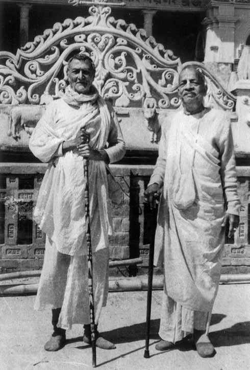 A.C. Bhaktivedanta Swami Prabhupada and Srila Sridhar Maharaja