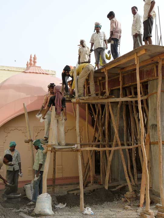 Rupa Goswami Kirtan Hall construction