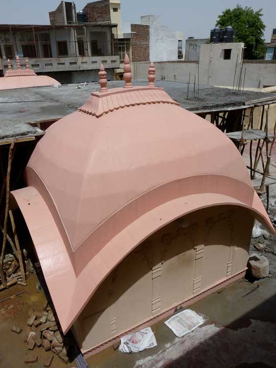 Rupa Goswami Kirtan Hall construction