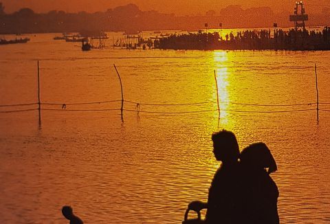 Pilgrims at Kumbha Mela